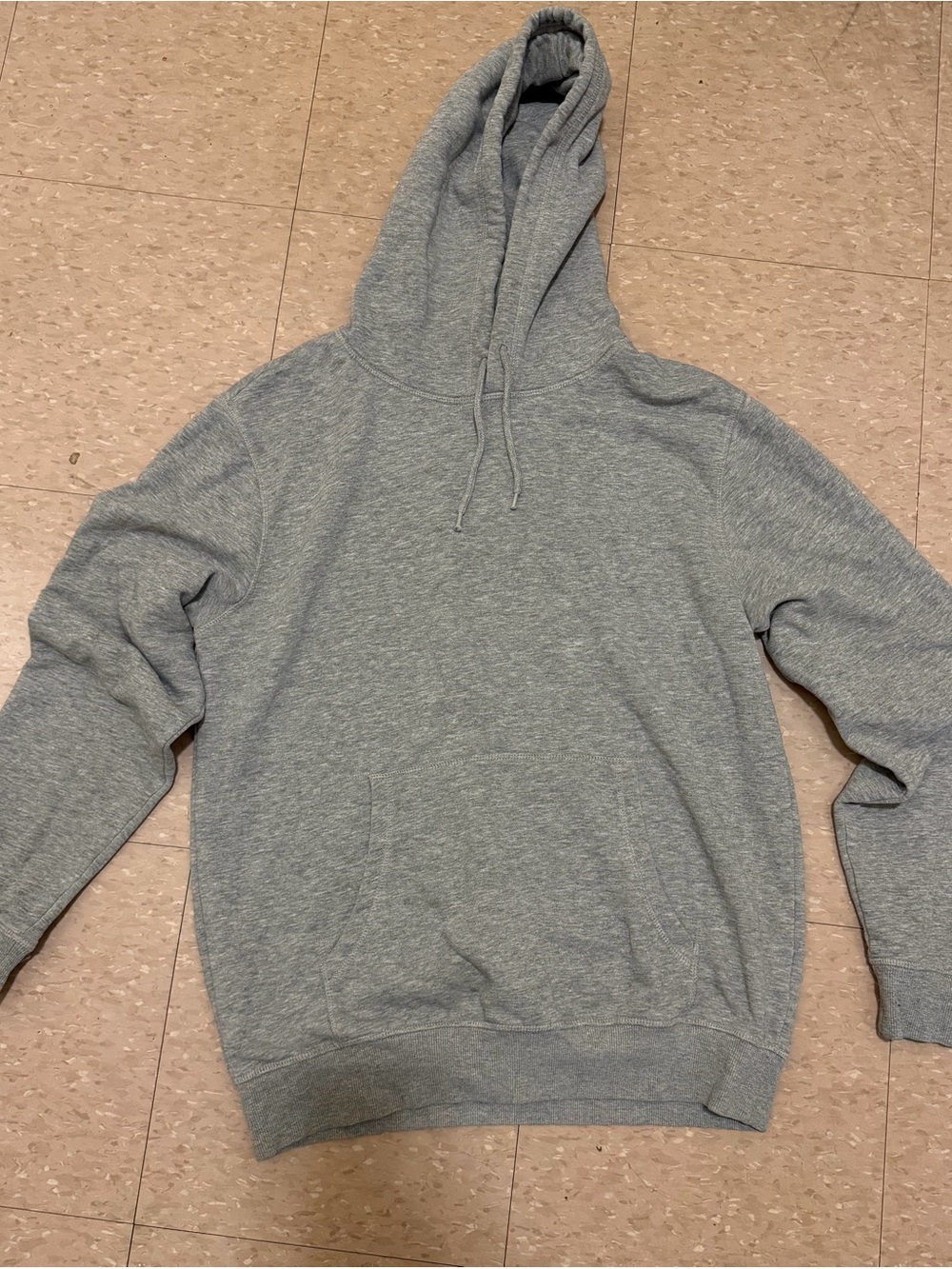 H&M Light Gray Pullover Hoodie